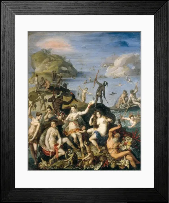 Framed Print : ZUCCHI, Jacopo (1551-1589). Allegory of the Discovery Framed Print : ZUCCHI, Jacopo (1551-1589). Allegory of the Discovery