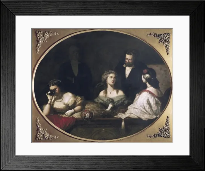Framed Print : FIERROS ALVAREZ, Dioniso (1827 - 1894). A Box Framed Print : FIERROS ALVAREZ, Dioniso (1827 - 1894). A Box