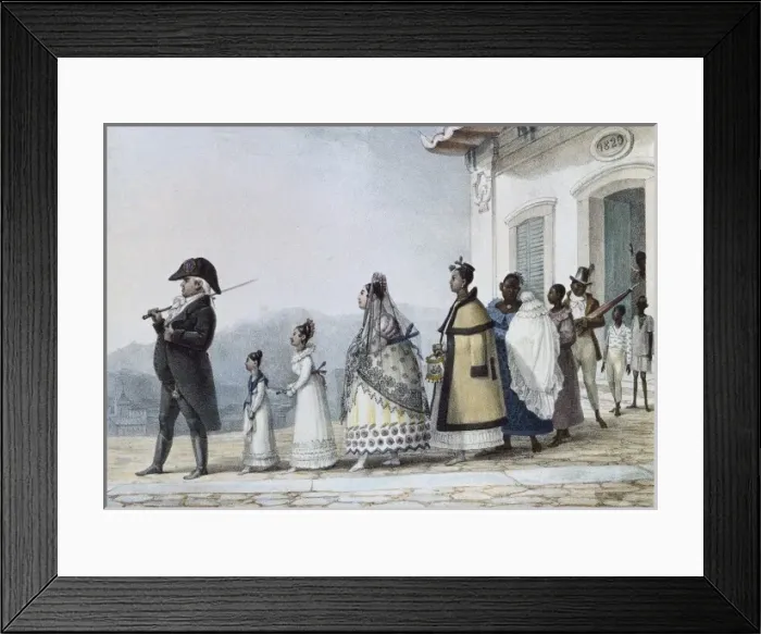 Framed Print : DEBRET, Jean Baptiste (1768-1848). A Colourful Framed Print : DEBRET, Jean Baptiste (1768-1848). A Colourful