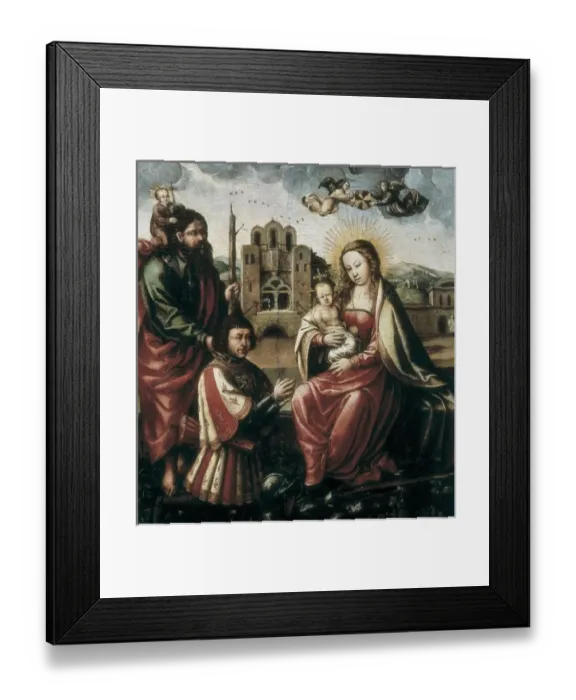 Framed Print : The Virgin of Christopher Columbus. beg. 16th Framed Print : The Virgin of Christopher Columbus. beg. 16th