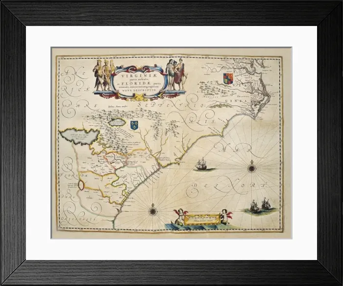 Framed Print : BLAEU, Willem Janszoon (1571-1638); BLAEU, Jan Framed Print : BLAEU, Willem Janszoon (1571-1638); BLAEU, Jan