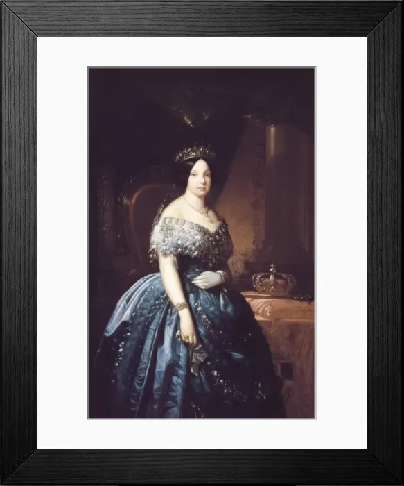 Framed Print : Isabella II (1830-1904). Queen of Spain (1833-1868) Framed Print : Isabella II (1830-1904). Queen of Spain (1833-1868)