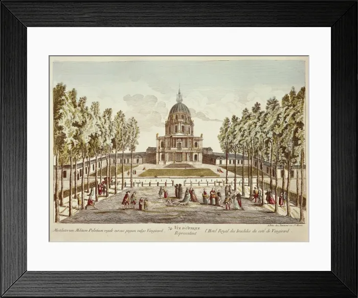Framed Print : Hotel Royal des Invalides from Vagirards side Framed Print : Hotel Royal des Invalides from Vagirards side