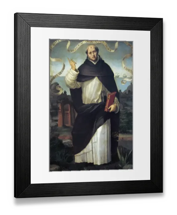 Framed Print : JUANES, Juan de (1523-1579). Saint Vincent Ferrer Framed Print : JUANES, Juan de (1523-1579). Saint Vincent Ferrer