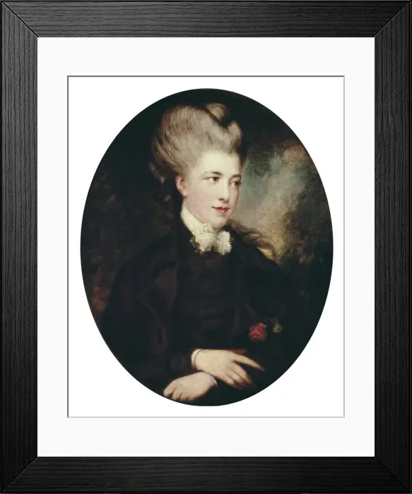 Framed Print : GAINSBOROUGH, Thomas (1727-1788). Lady Georgiana Framed Print : GAINSBOROUGH, Thomas (1727-1788). Lady Georgiana