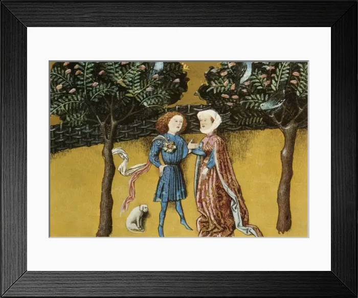 Framed Print : THOMAS of Cantimpr頨1201-1276). Codex Granatensis Framed Print : THOMAS of Cantimpr頨1201-1276). Codex Granatensis
