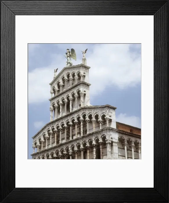 Framed Print : Church of San Michele in Foro. 11th-14th c. ITALY Framed Print : Church of San Michele in Foro. 11th-14th c. ITALY