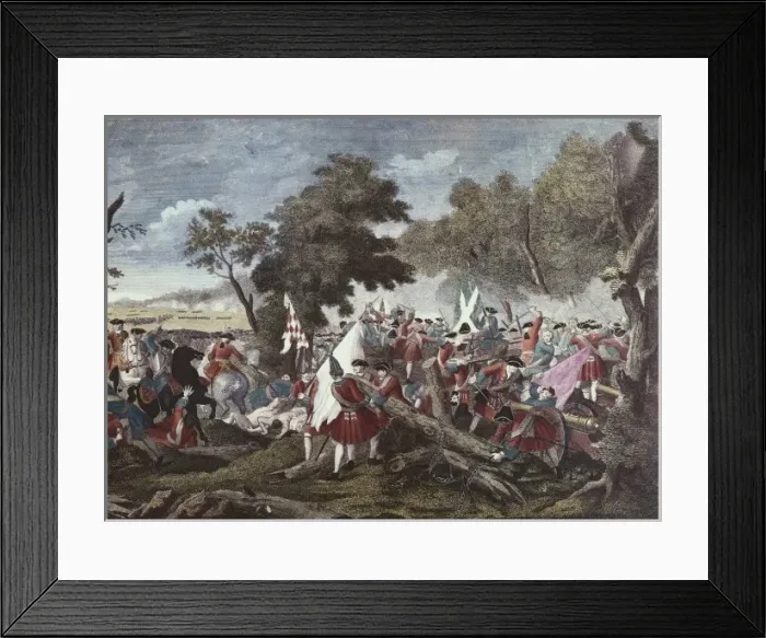 Framed Print : War of the Spanish Succession (1709). Battle Framed Print : War of the Spanish Succession (1709). Battle