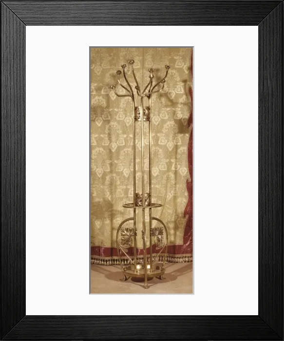 Framed Print : Modernist umbrella stand. ca. 1900. Impressionism Framed Print : Modernist umbrella stand. ca. 1900. Impressionism