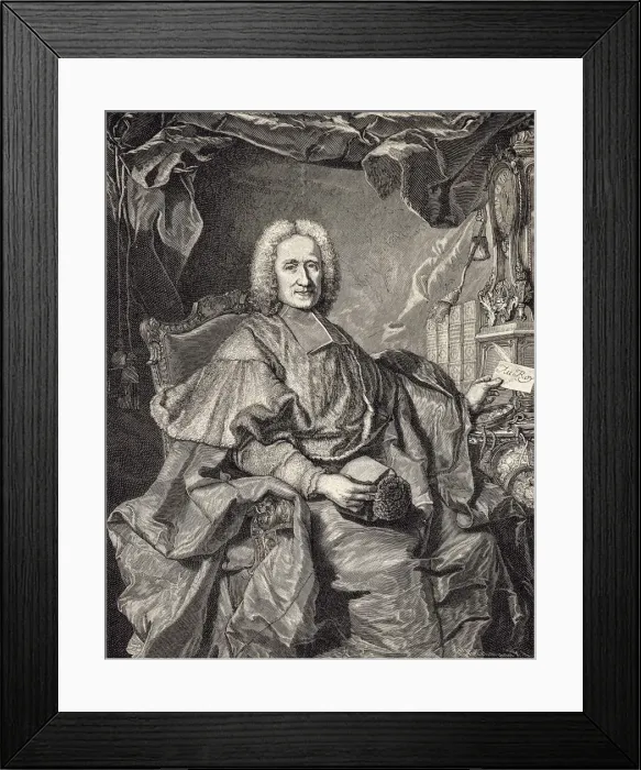 Framed Print : DUBOIS, Guillaume (1656-1723). French politician Framed Print : DUBOIS, Guillaume (1656-1723). French politician