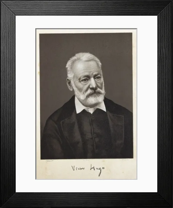 Framed Print : Hugo, Victor (1802-1885). French Romantic writer Framed Print : Hugo, Victor (1802-1885). French Romantic writer
