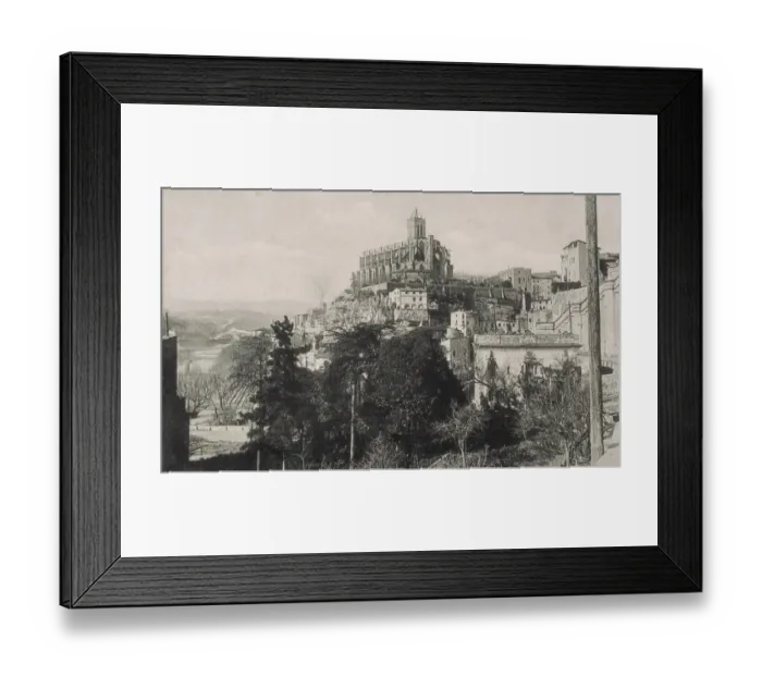 Framed Print : SPAIN. Manresa. Spain. Manresa. The city Framed Print : SPAIN. Manresa. Spain. Manresa. The city