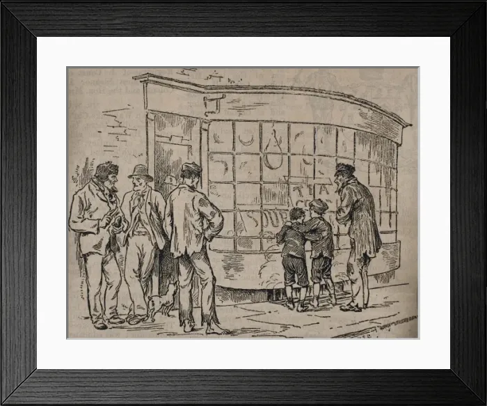 Framed Print : London unemployed people, without money or food Framed Print : London unemployed people, without money or food