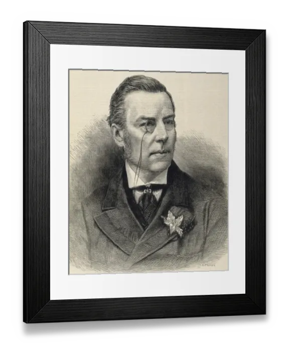 Framed Print : CHAMBERLAIN, Joseph (1836-1914). British politician Framed Print : CHAMBERLAIN, Joseph (1836-1914). British politician