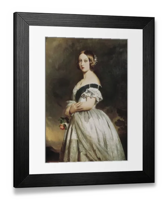 Framed Print : WINTERHALTER, Franz Xavier (1805-1873). Queen Framed Print : WINTERHALTER, Franz Xavier (1805-1873). Queen