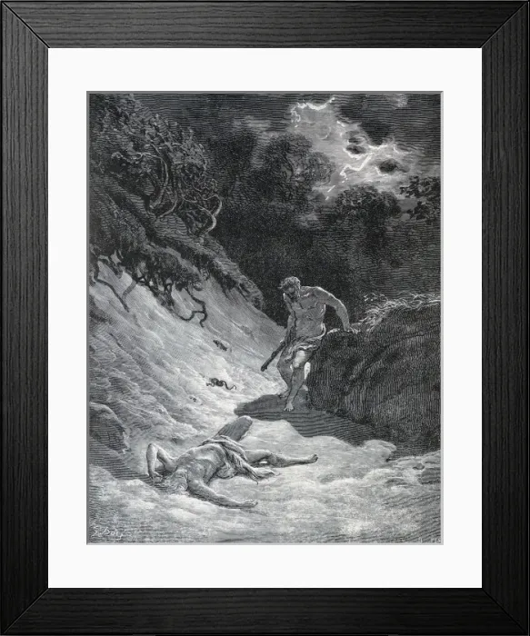 Framed Print : Dore, Paul Gustave (1832-1883). La Sainte Bible Framed Print : Dore, Paul Gustave (1832-1883). La Sainte Bible