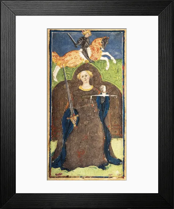 Framed Print : BEMBO, Bonifacio (1420-1482). The Visconti Tarot