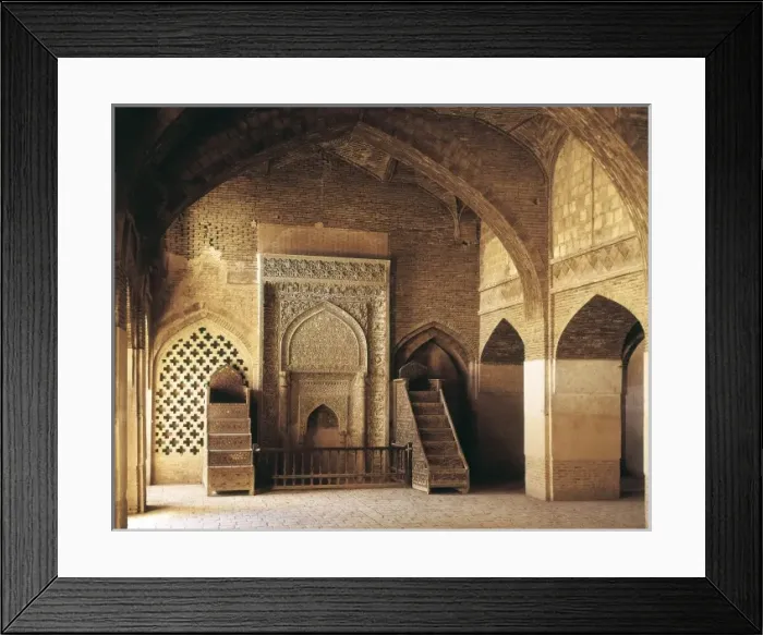 Framed Print : Friday Mosque (Masjed-e-Jomeh). 1366. IRAN. Esfahan Framed Print : Friday Mosque (Masjed-e-Jomeh). 1366. IRAN. Esfahan
