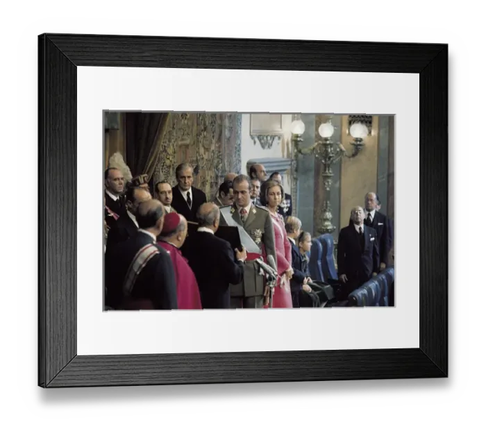 Framed Print : SPAIN. Madrid. Spain (22nd November 1975). Oath Framed Print : SPAIN. Madrid. Spain (22nd November 1975). Oath