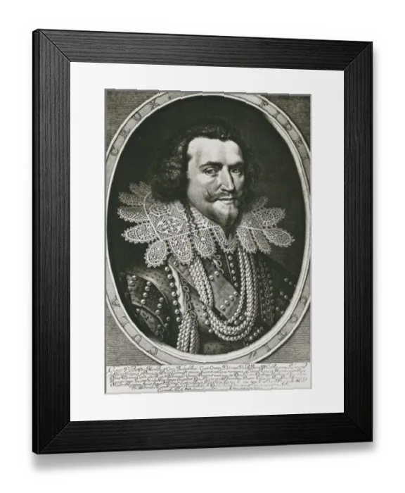 Framed Print : BUCKINGHAM, George Villiers, Duke of (1592-1628) Framed Print : BUCKINGHAM, George Villiers, Duke of (1592-1628)