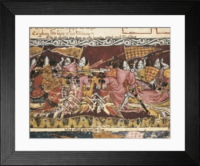 Framed Print : Trojan War. Battle between Greeks and Trojans Framed Print : Trojan War. Battle between Greeks and Trojans