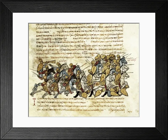 Framed Print : SKYLITZER, John (9th century). Madrid Skylitzes Framed Print : SKYLITZER, John (9th century). Madrid Skylitzes