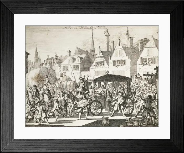 Framed Print : Murder of Henry IV of France by Fran篩s de Ravaillac Framed Print : Murder of Henry IV of France by Fran篩s de Ravaillac