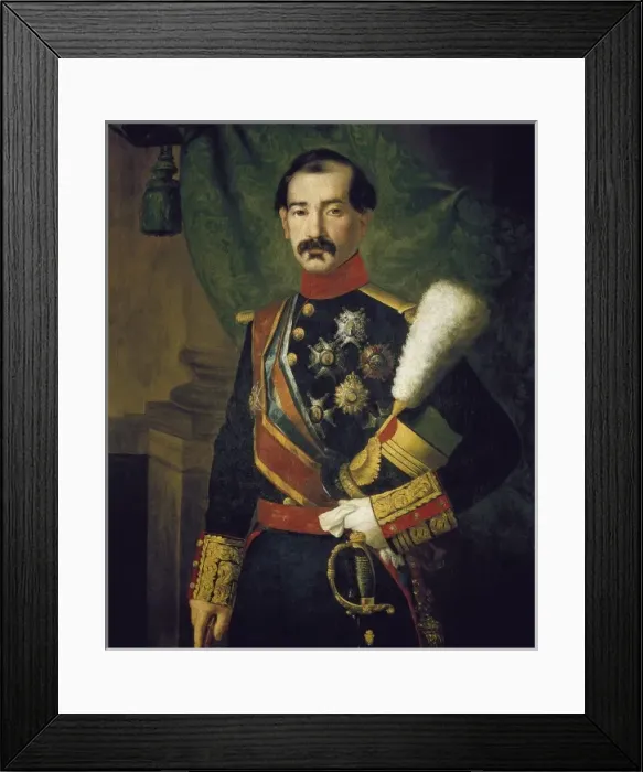 Framed Print : PAVIA Y LACY, Manuel (1814-1896). Spanish politician Framed Print : PAVIA Y LACY, Manuel (1814-1896). Spanish politician