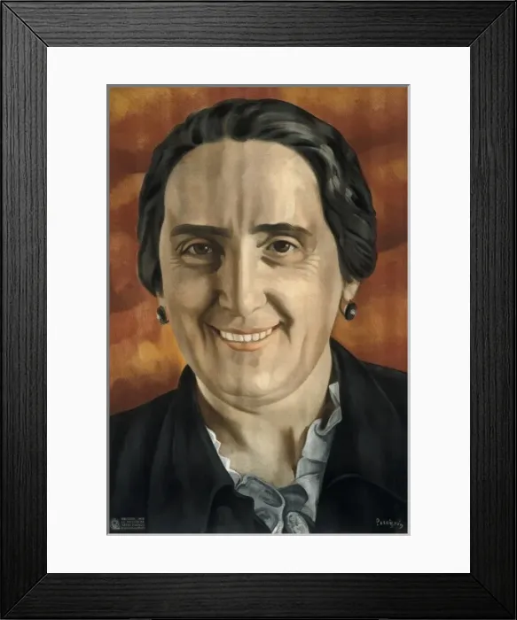 Framed Print : IBARRURI, Dolores, called La Pasionaria (1895-1989) Framed Print : IBARRURI, Dolores, called La Pasionaria (1895-1989)