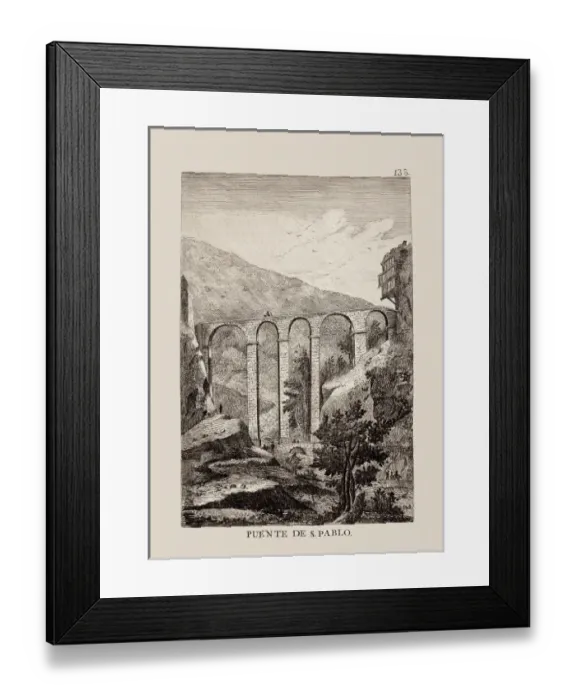 Framed Print : San Pablo bridge over Hu飡r river in Cuenca Framed Print : San Pablo bridge over Hu飡r river in Cuenca