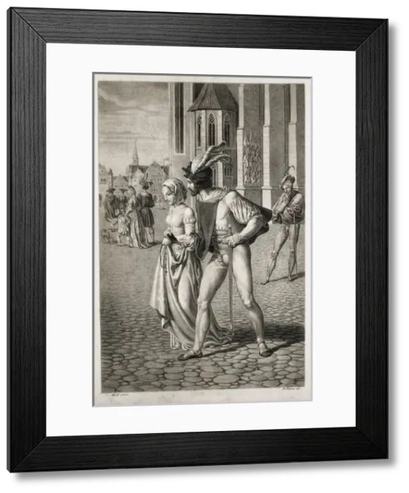 Framed Print : GOETHE, Johann Wolfgang von (1749-1832). German Framed Print : GOETHE, Johann Wolfgang von (1749-1832). German