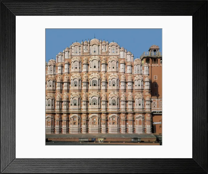 Framed Print : INDIA. RAJASTHAN. Jaipur. Hawa Mahal or Palace Framed Print : INDIA. RAJASTHAN. Jaipur. Hawa Mahal or Palace