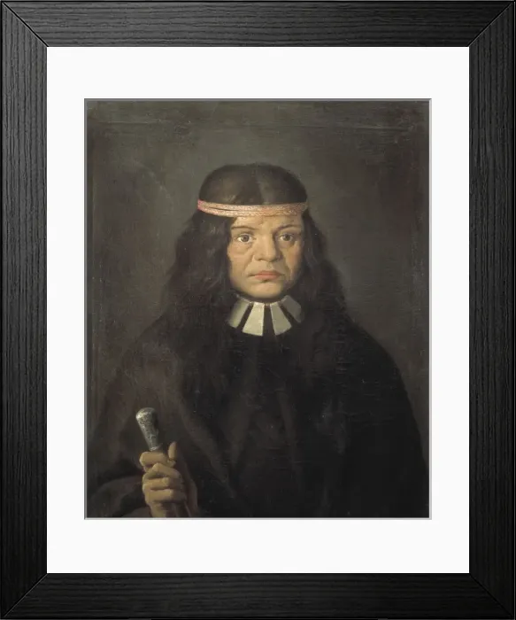 Framed Print : Portrait of Catiguala, leader of Huilliche people Framed Print : Portrait of Catiguala, leader of Huilliche people