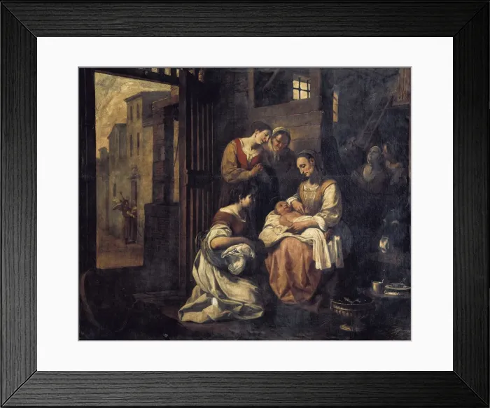 Framed Print : VILADOMAT i MANALT, Antoni (1678-1755). Birth Framed Print : VILADOMAT i MANALT, Antoni (1678-1755). Birth