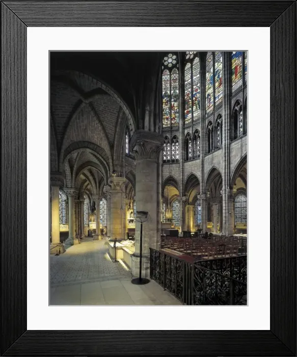 Framed Print : Basilica of Saint Denis. FRANCE. Saint-Denis Framed Print : Basilica of Saint Denis. FRANCE. Saint-Denis