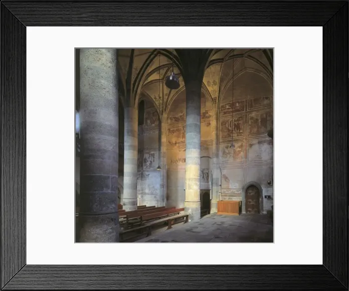 Framed Print : SWITZERLAND. GRAUBUNDEN. Mustair. Benedictine Framed Print : SWITZERLAND. GRAUBUNDEN. Mustair. Benedictine