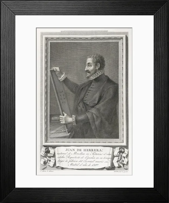 Framed Print : HERRERA, Juan Bautista de (1530-1597). Renaissance Framed Print : HERRERA, Juan Bautista de (1530-1597). Renaissance