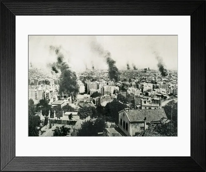 Framed Print : SPAIN. Barcelona. Spain. Barcelona. Tragic Week Framed Print : SPAIN. Barcelona. Spain. Barcelona. Tragic Week