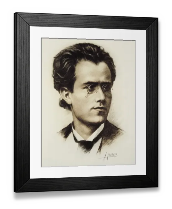 Framed Print : MAHLER, Gustav (1860-1911). Austrian composer Framed Print : MAHLER, Gustav (1860-1911). Austrian composer