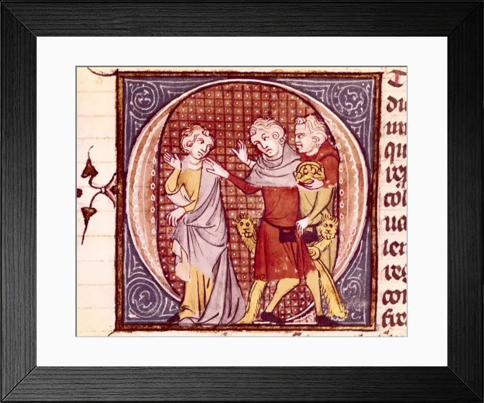 Framed Print : VINCENT of BEAUVAIS (1190-1264). Speculum historiale Framed Print : VINCENT of BEAUVAIS (1190-1264). Speculum historiale