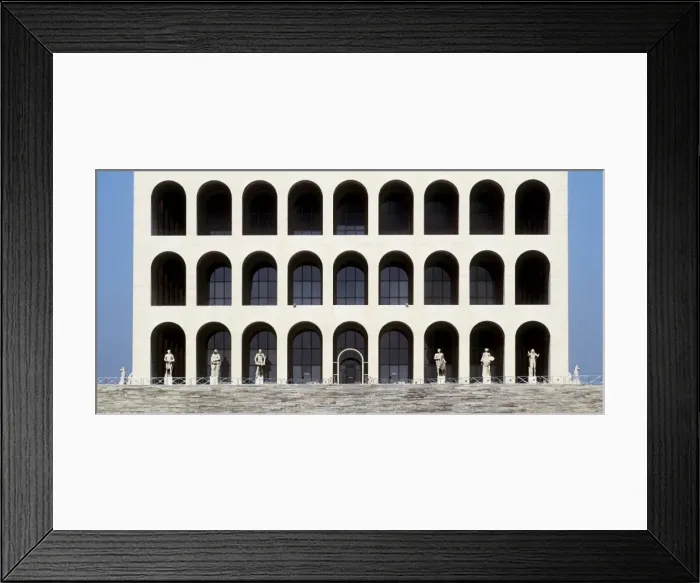 Framed Print : Palazzo della Civiltࠤel Lavoro. 1938-1943 Framed Print : Palazzo della Civiltࠤel Lavoro. 1938-1943