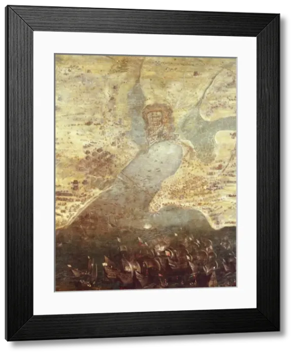 Framed Print : Siege of La Rochelle. From 10th January 1627 Framed Print : Siege of La Rochelle. From 10th January 1627