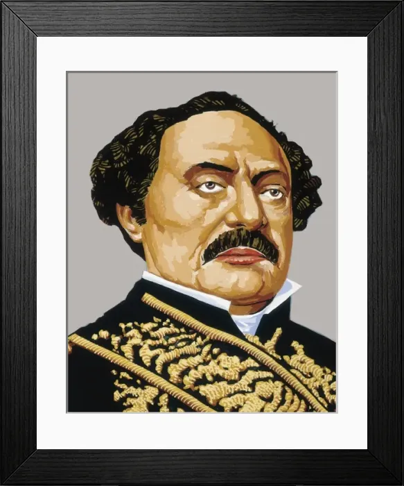 Framed Print : PAEZ, Jos頁ntonio (1790-1873). Venezuelan Chief Framed Print : PAEZ, Jos頁ntonio (1790-1873). Venezuelan Chief
