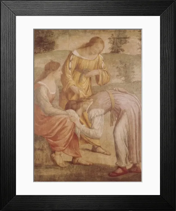Framed Print : LUINI, Bernardino (1480-1532). The Game of Framed Print : LUINI, Bernardino (1480-1532). The Game of