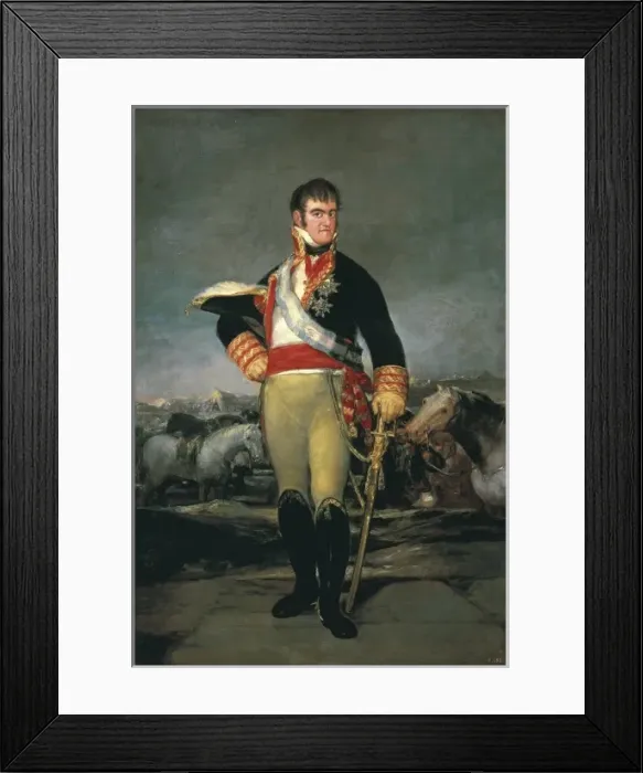 Framed Print : GOYA Y LUCIENTES, Francisco de (1746-1828). King Framed Print : GOYA Y LUCIENTES, Francisco de (1746-1828). King