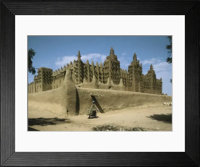 Framed Print : Great Mosque of Djenn鮠s. XIV. MALI. MOPTI. Djenn鮠 Framed Print : Great Mosque of Djenn鮠s. XIV. MALI. MOPTI. Djenn鮠