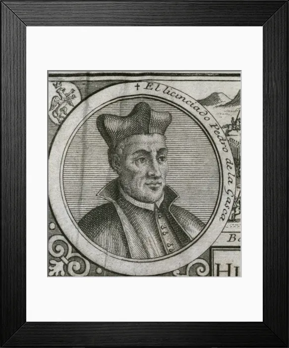 Framed Print : LAGASCA, Pedro de (1485-1567). Spanish eclesiastic Framed Print : LAGASCA, Pedro de (1485-1567). Spanish eclesiastic