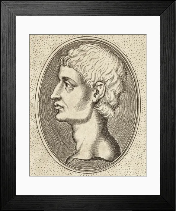 Framed Print : POMPEY The Great (106-48 BC). Roman general Framed Print : POMPEY The Great (106-48 BC). Roman general