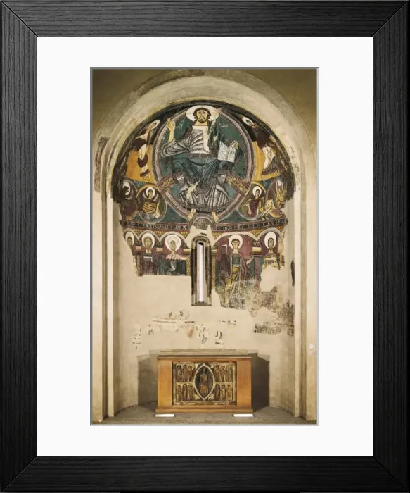 Framed Print : SANT CLIMENT DE TA܌L, Master of (12th century) Framed Print : SANT CLIMENT DE TA܌L, Master of (12th century)
