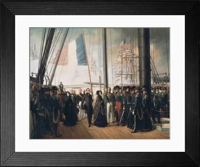Framed Print : BIARD, Fran篩s Auguste (1799-1882). Queen Victoria Framed Print : BIARD, Fran篩s Auguste (1799-1882). Queen Victoria
